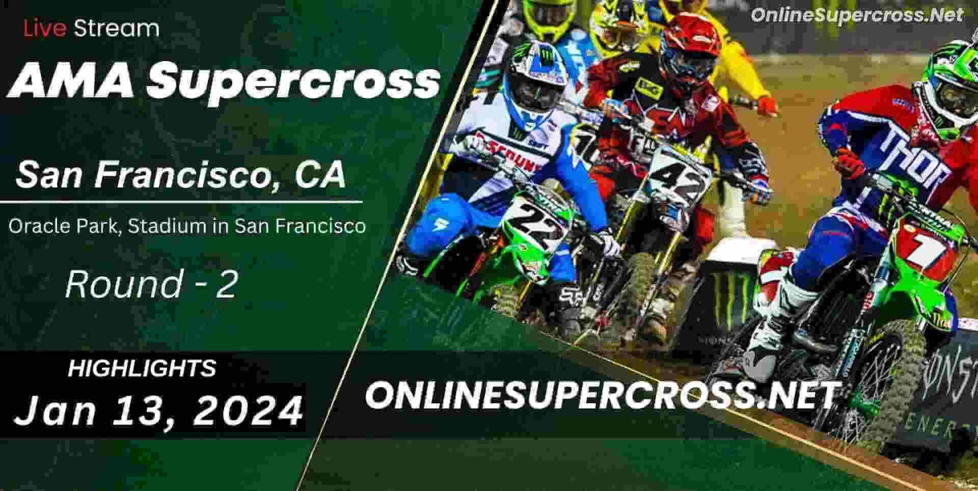 San Francisco Round 2 Supercross 250SX Highlights 2024