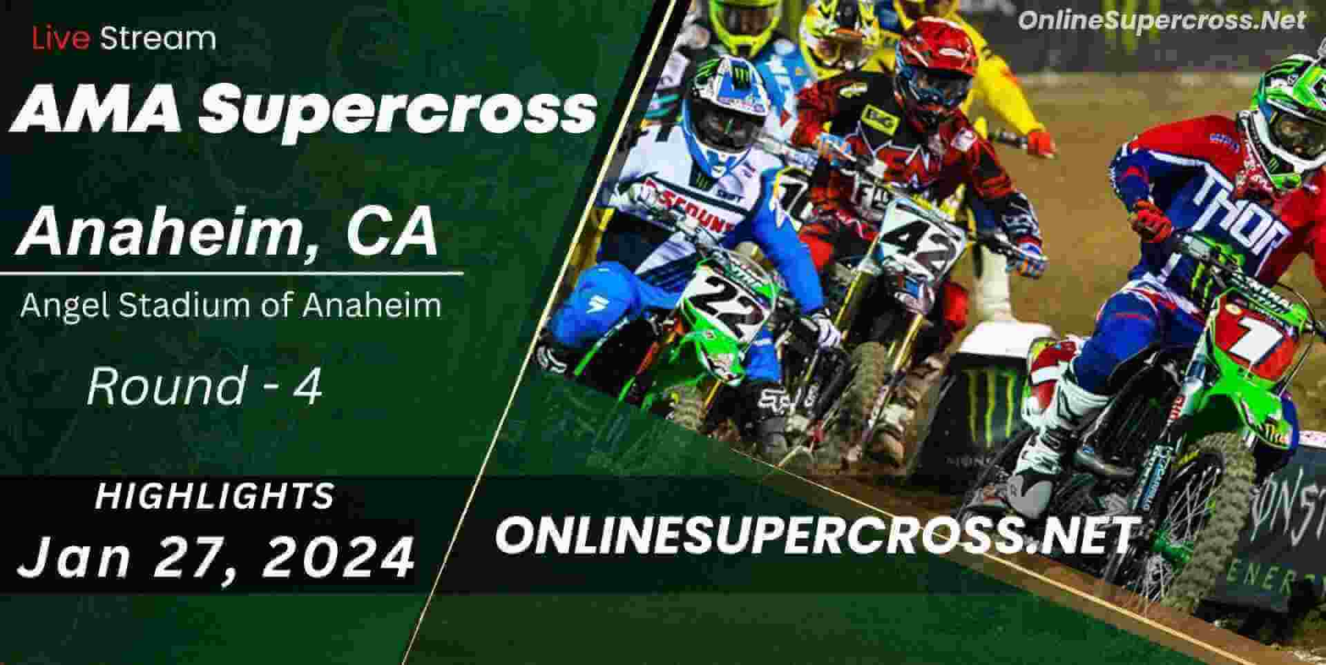 Anaheim Round 4 Supercross 250SX Highlights 2024