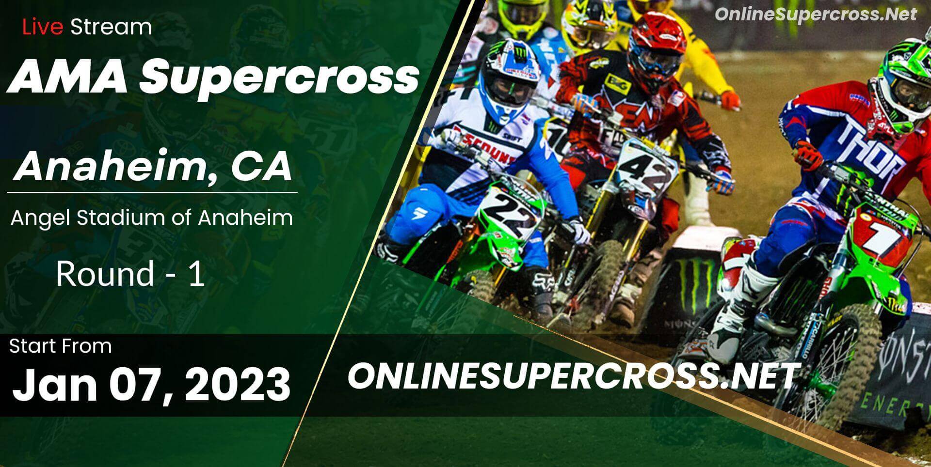 2018 Supercross Anaheim Round 1 Live