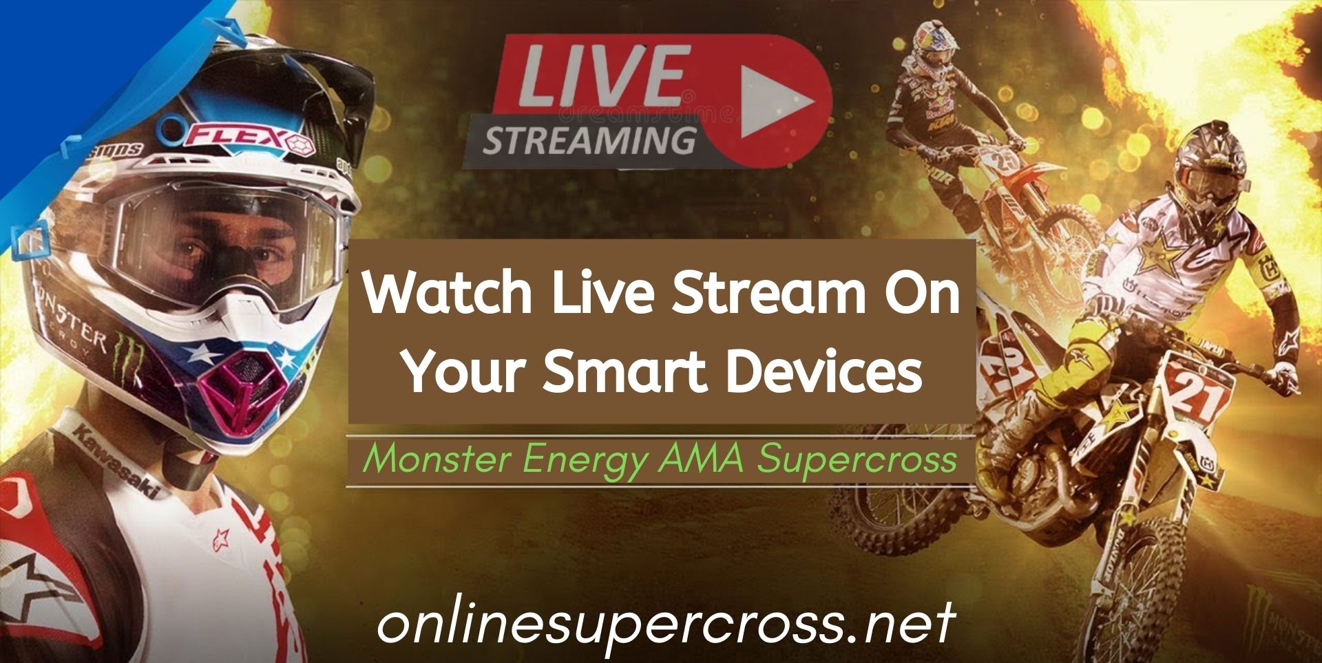 Watch Monster Energy AMA Supercross Online