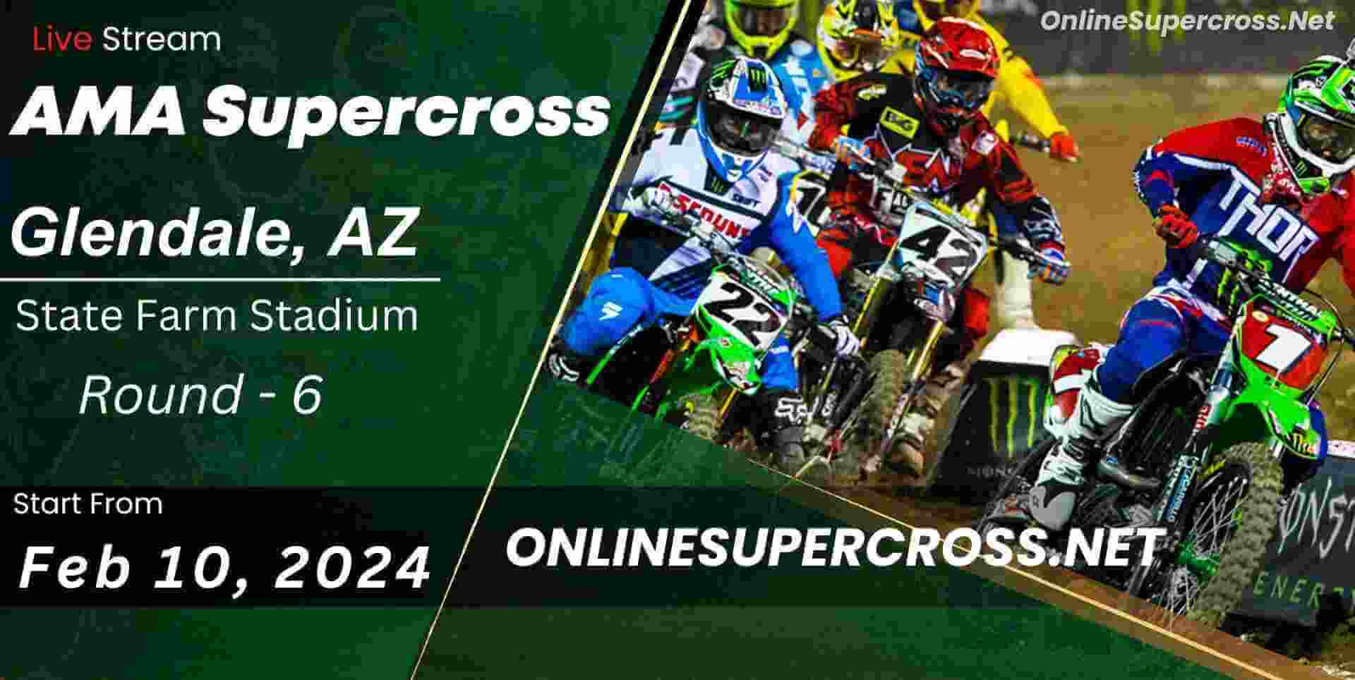 Supercross Glendale Round 6 Live Stream 2024 - Full Race Replay
