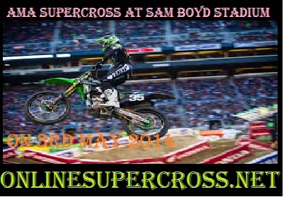 AMA supercross at Sam Boyd Stadium