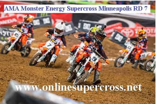 AMA Monster Energy Supercross Minneapolis live