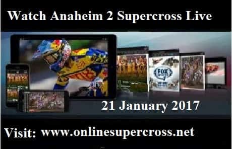 Anaheim 2 Supercross live