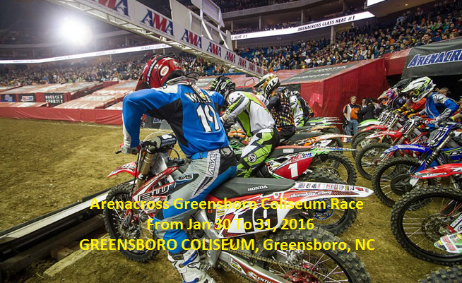 Live Arenacross Greensboro Coliseum Race