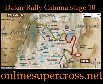 Dakar Rally Calama stage 10