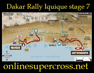 Dakar Rally Iquique stage 7