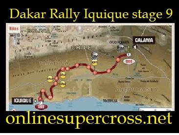 Dakar Rally Iquique stage 9