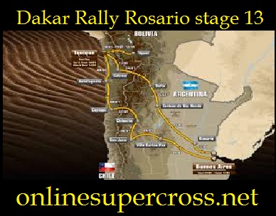 Watch Dakar Rally Rosario stage 13 Online