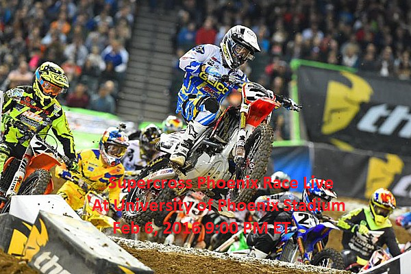 Watch Supercross Phoenix Race 2016 Live Telecast