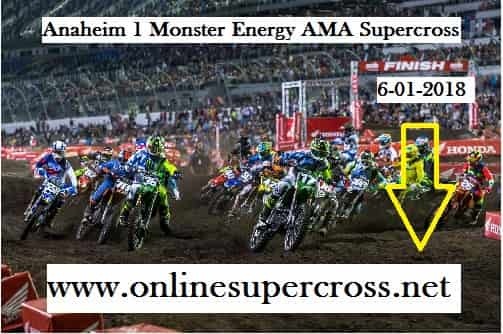 Supercross Angel Stadium Race