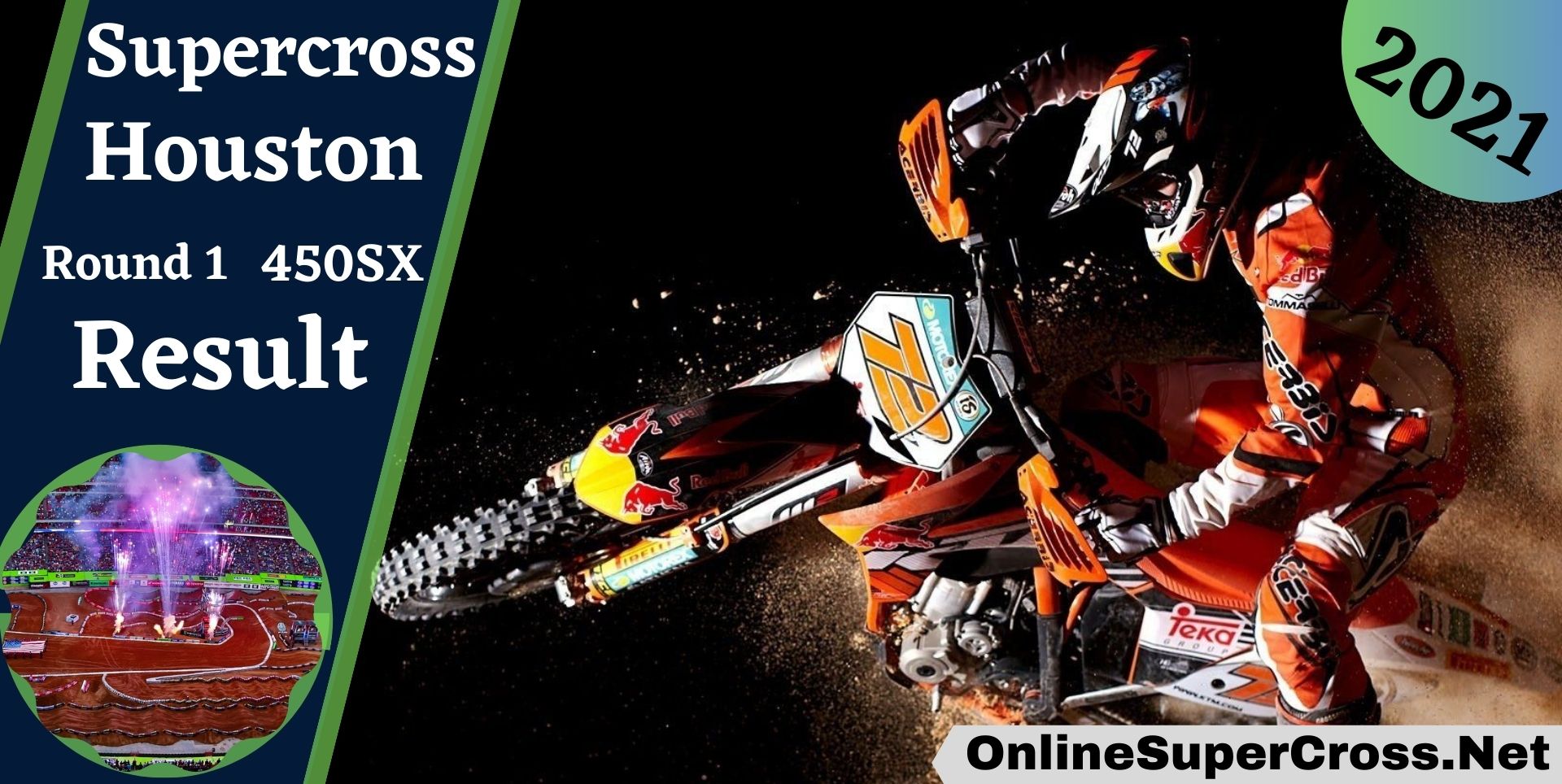 Houston Round 1 Supercross 450SX Result 2021