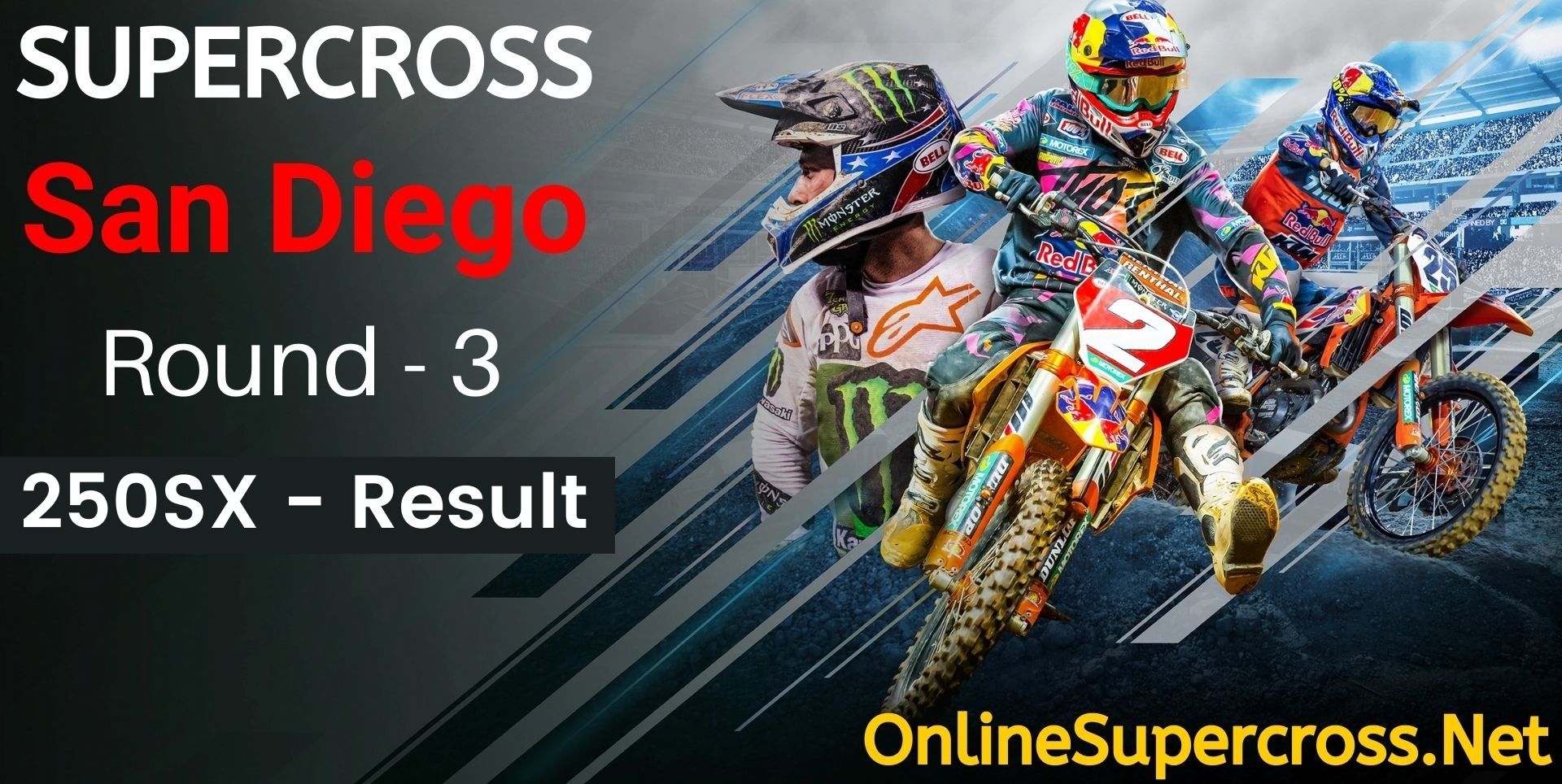 San Diego Round 3 Supercross 250SX Result 2022